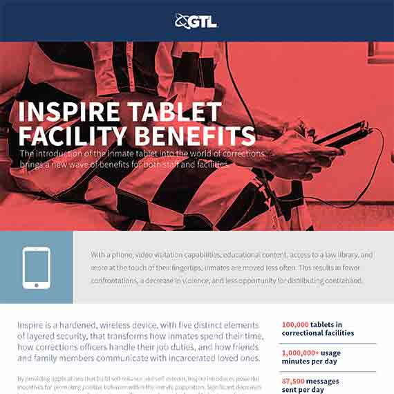 Inspire Tablet Facility Benefits